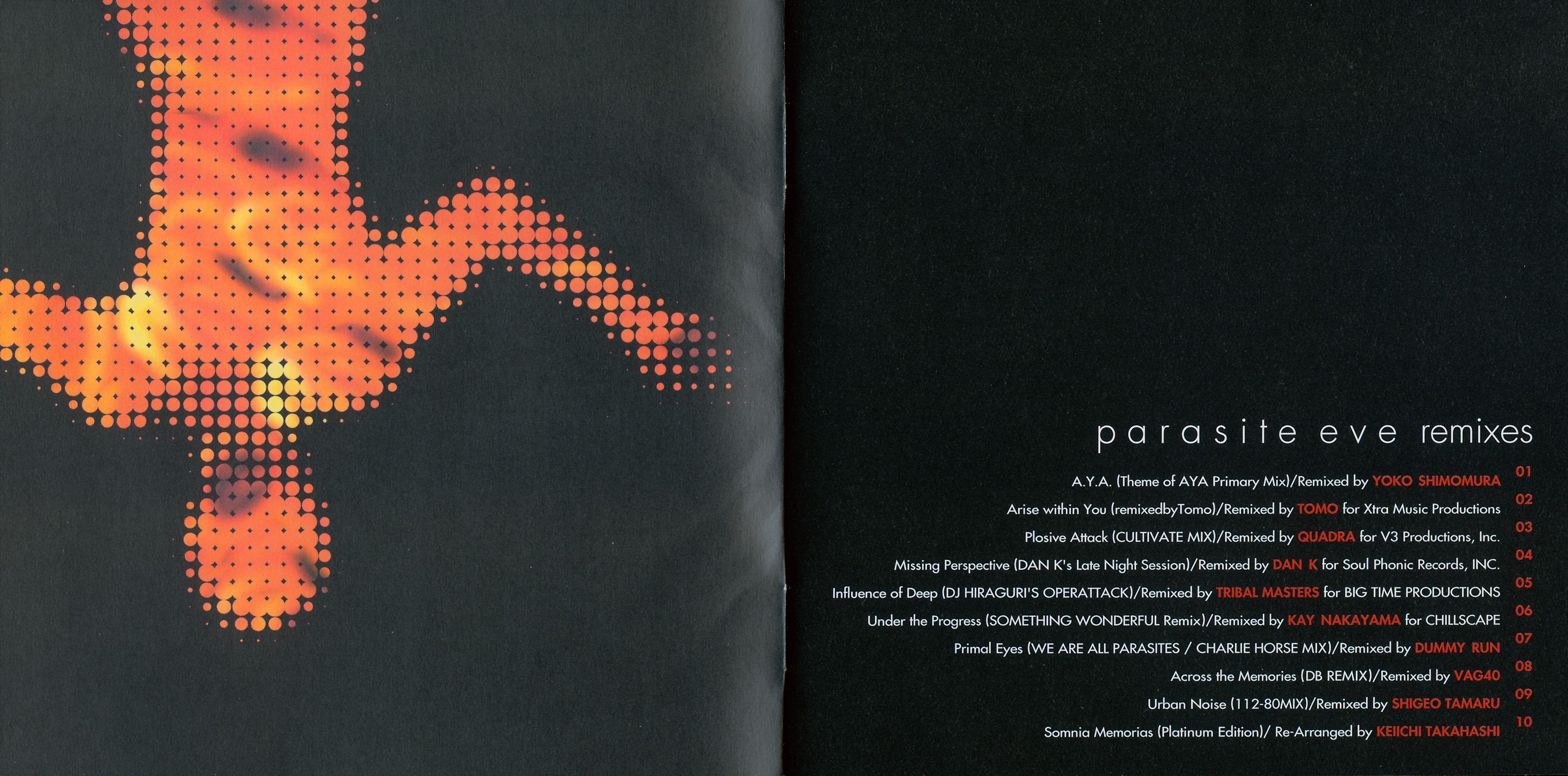 【非売品】PARASITE EVE REMIXES　レコード 非売品】PARASITE EVE REMIXES レコード